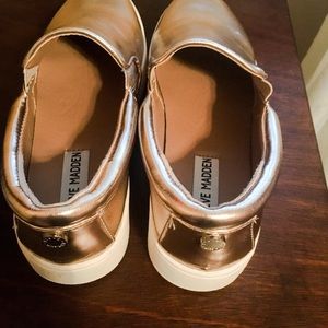Steve Madden Rose Gold Sneakers